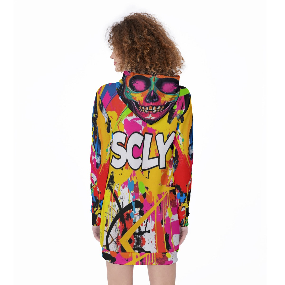 All-Over Print Women's Long Hoodie